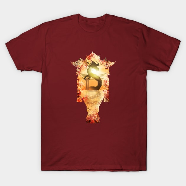 Rising Dragon T-Shirt by DVerissimo